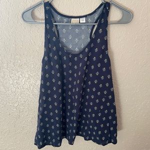 Floral flowy tank top